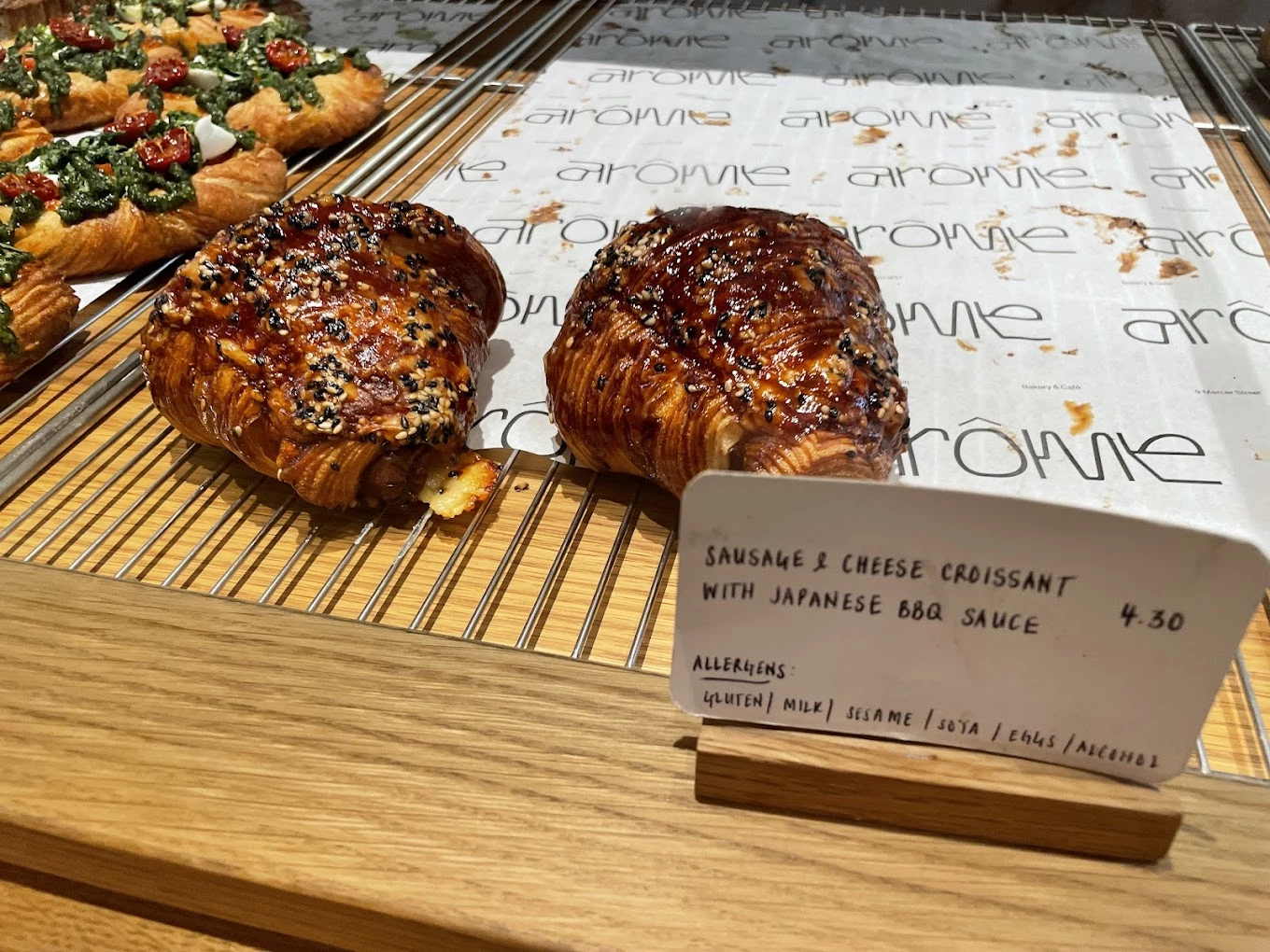Arôme Bakery menu 3